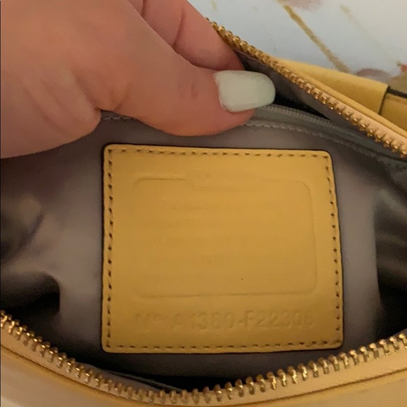 Coach Buttercup Yellow Crossbody - Picture 16 of 16